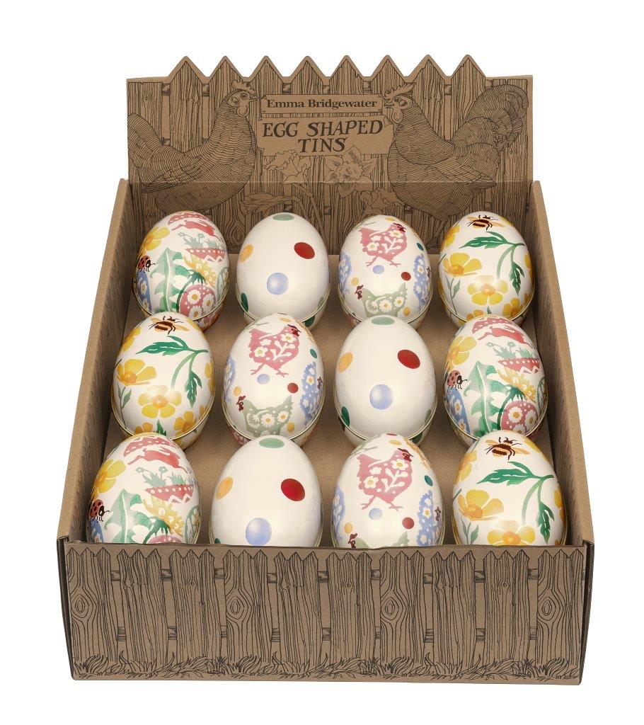 Display Boxes Emma Bridgewater Easter Display Box of 24 Medium Tin