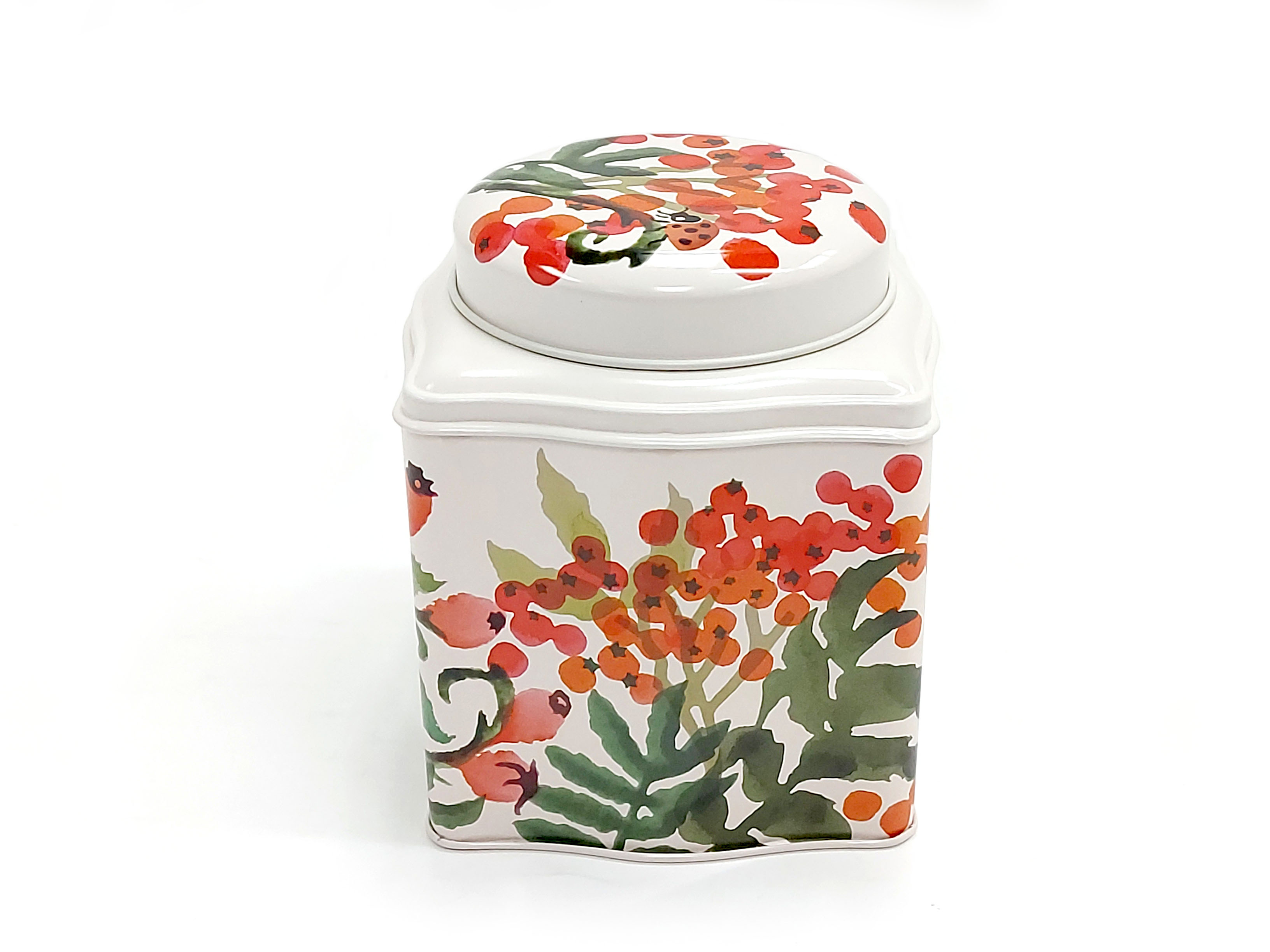 Tea EMMA BRIDGEWATER HEDGEROW DESIGN WAVE CADDY WITH DOME LID